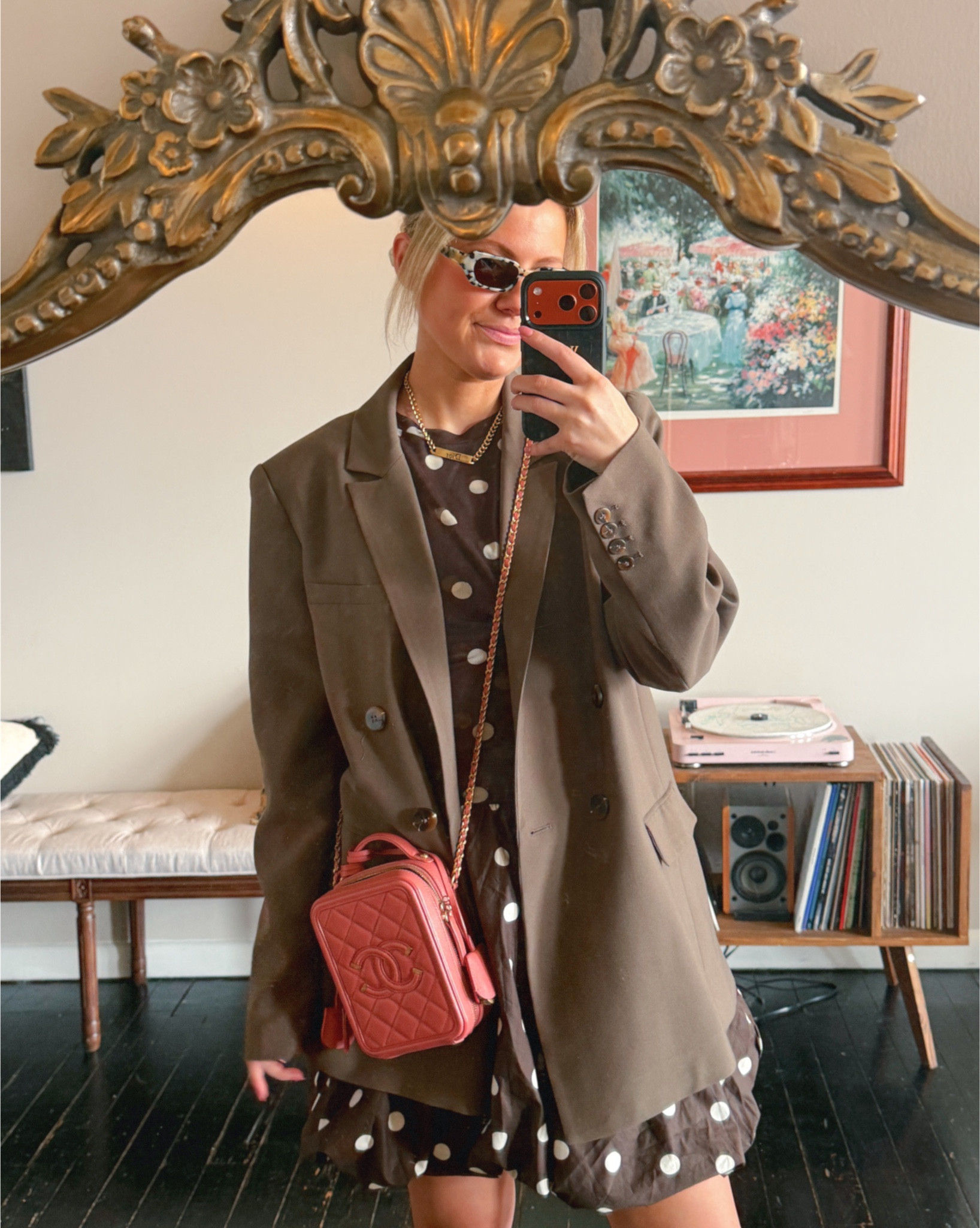 Mini polka dot dress, oversized blazer, crossbody bag, spring trends, work outfitt

#LTKgrwm #LTKootd #LTKdayinmylife