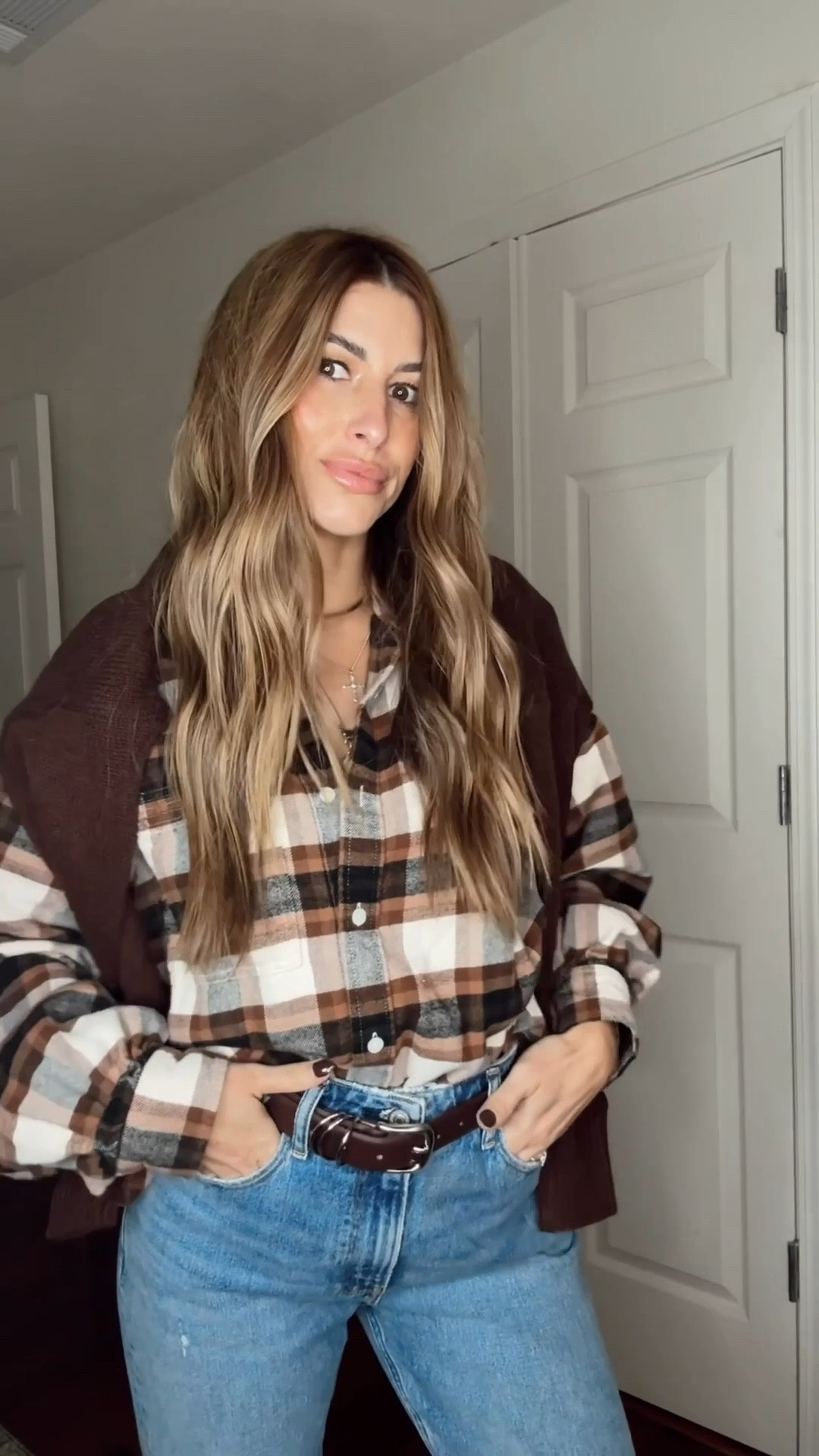 Flannel outfit for fall.🍂🤍

#LTKPetite #LTKSeasonal #LTKFindsUnder50