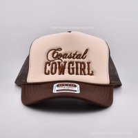 Coastal Cowgirl Embroidered Trucker Hat | Etsy (US)