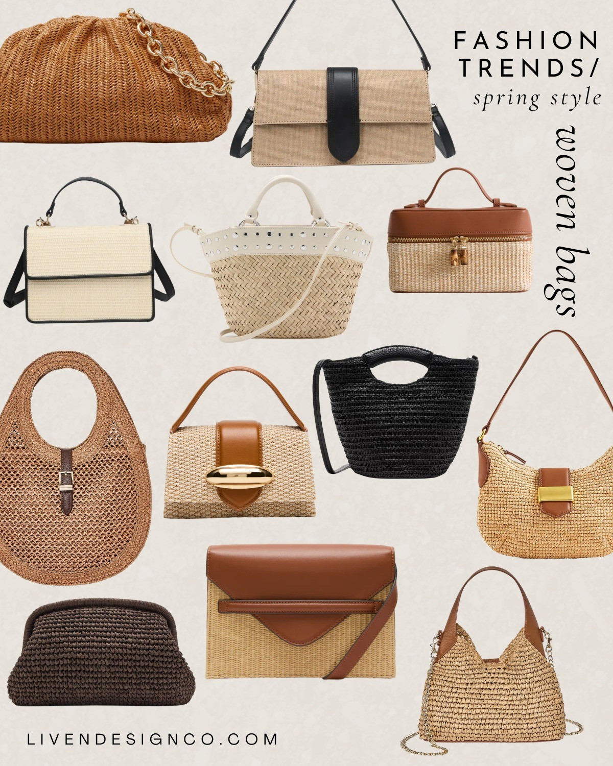 Woven handbag. Rattan bag. Spring style. Mini bag. Clutch

#LTKSeasonal #LTKSaleAlert