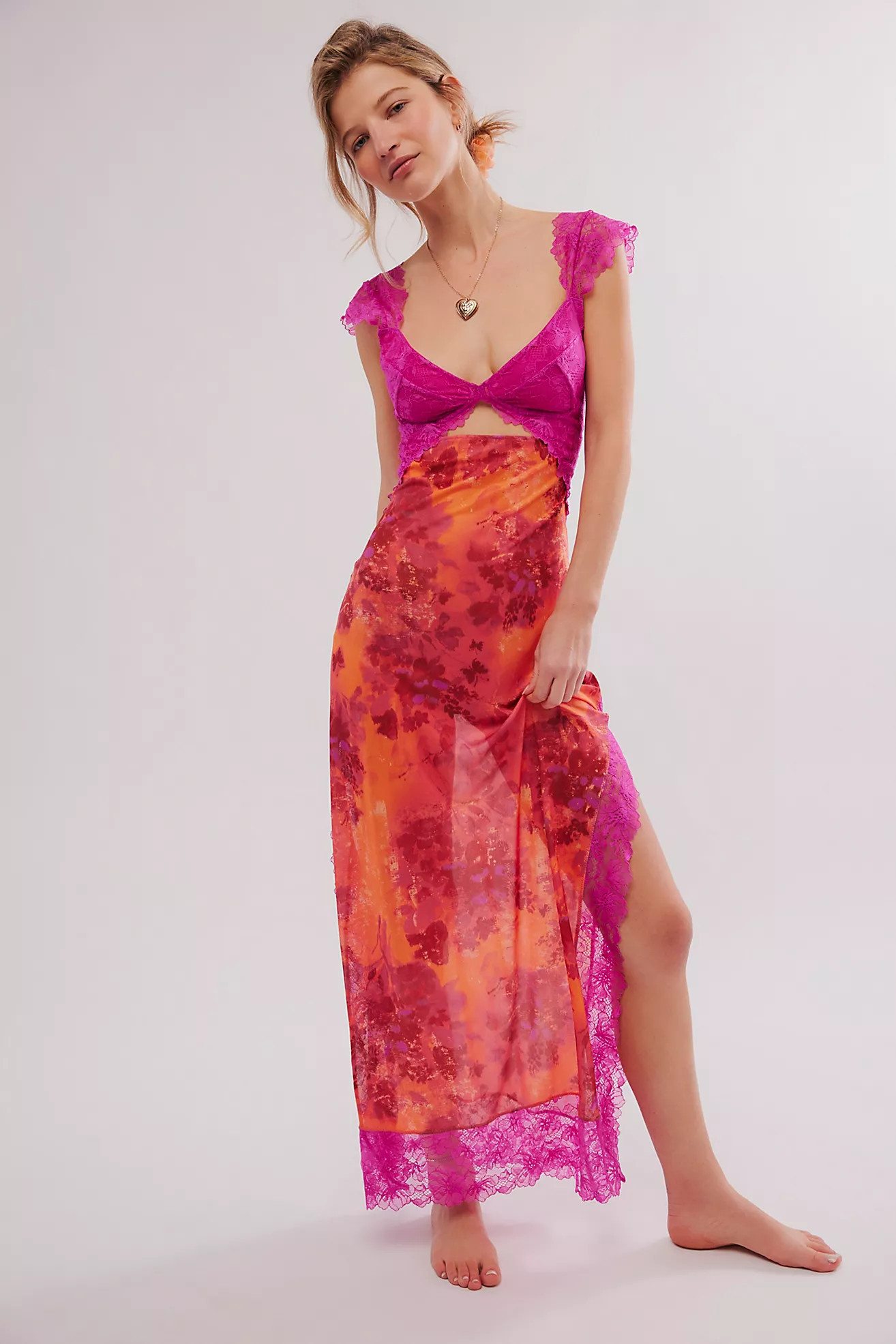 Suddenly Fine Maxi Slip | Free People (Global - UK&FR Excluded)
