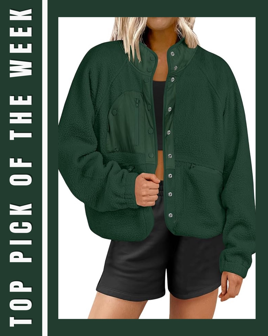 Pick of the week: Anrabess Women’s Fuzzy Fleece. Soft, cozy, and perfect for layering on chilly spring mornings or travel days. Such an easy throw-on piece you’ll wear nonstop.
