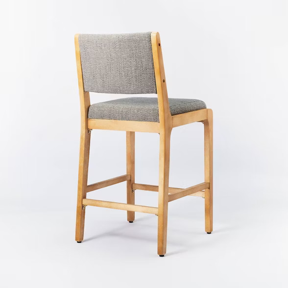 Centerville Wood Counter Height Barstool with Upholstered Seat/Back - Threshold™ designed with ... | Target