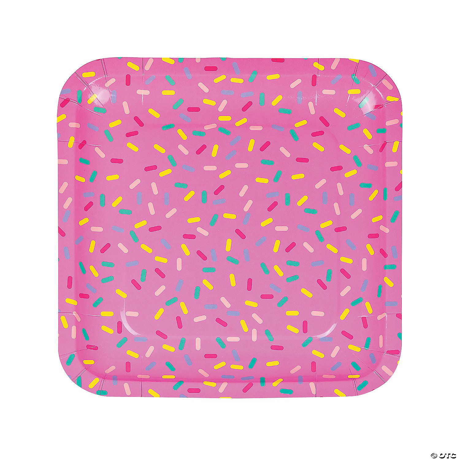 Donut Party Square Paper Dinner Plates - 8 Ct. | Oriental Trading Company