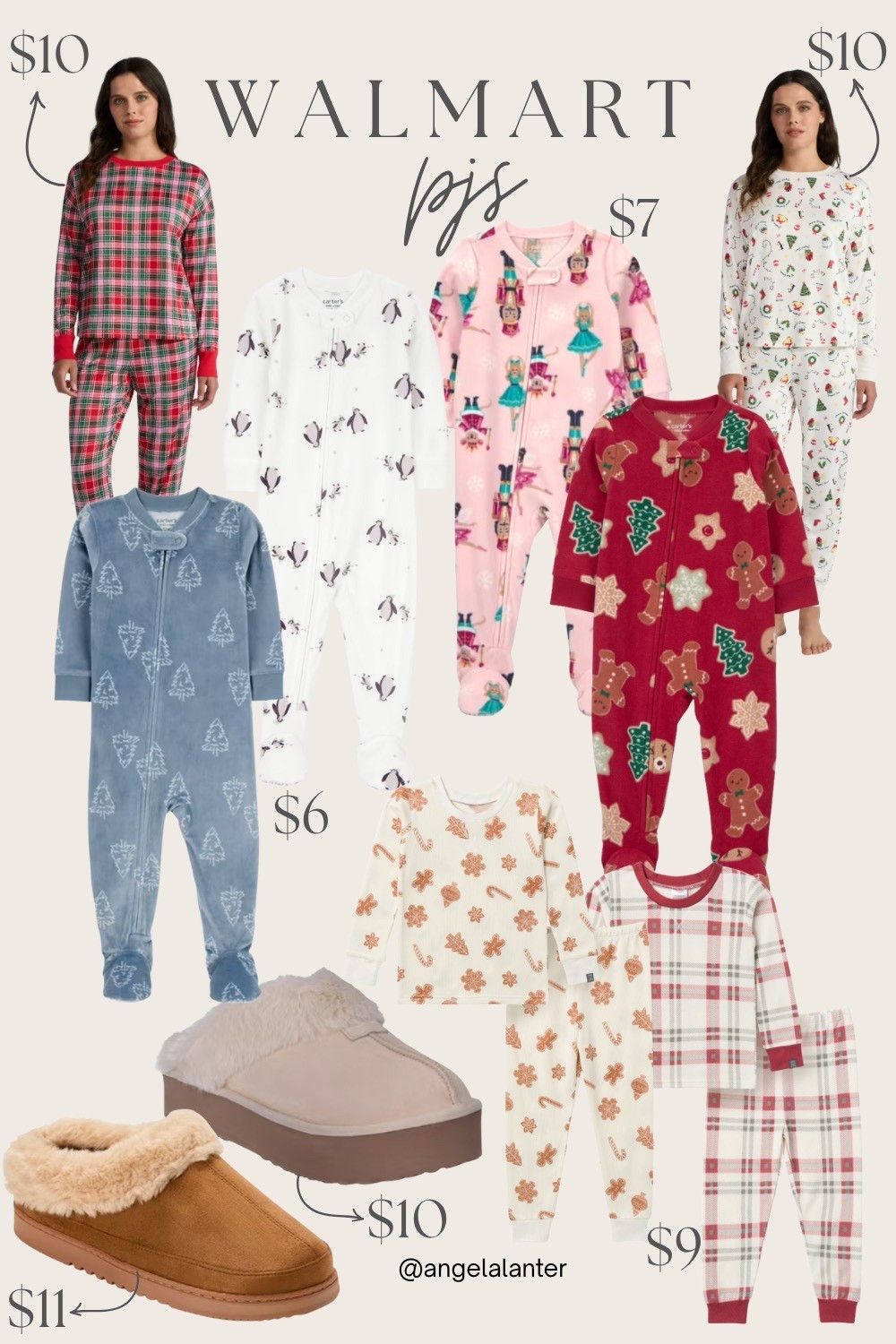 Walmart Christmas pajamas and slippers are $11 and under!! Such awesome Black Friday deals ♥️

#LTKHoliday #LTKCyberWeek #LTKSaleAlert
