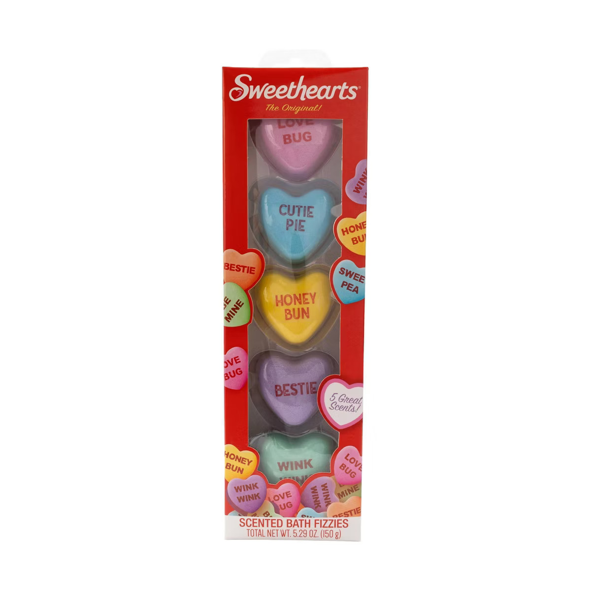 Sweethearts Scented Bath Fizzies 5ct | Target