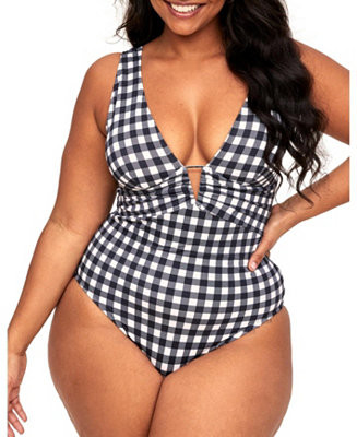 Plus Size Andria Swimwear One-Piece | Macy's