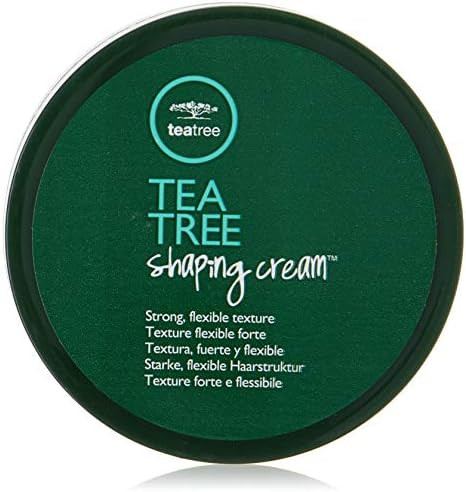 Tea Tree Shaping Cream, Hair Styling Cream, Long-Lasting Hold, Matte Finish, For All Hair Types, ... | Amazon (US)