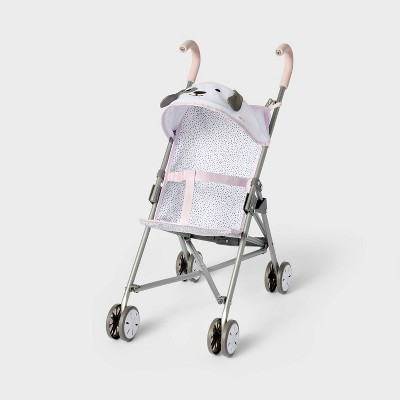 Gray Dot Dog Fold-Up Stroller for 14" - 16" Dolls - Gigglescape™: Recycled Materials, Powder-Co... | Target