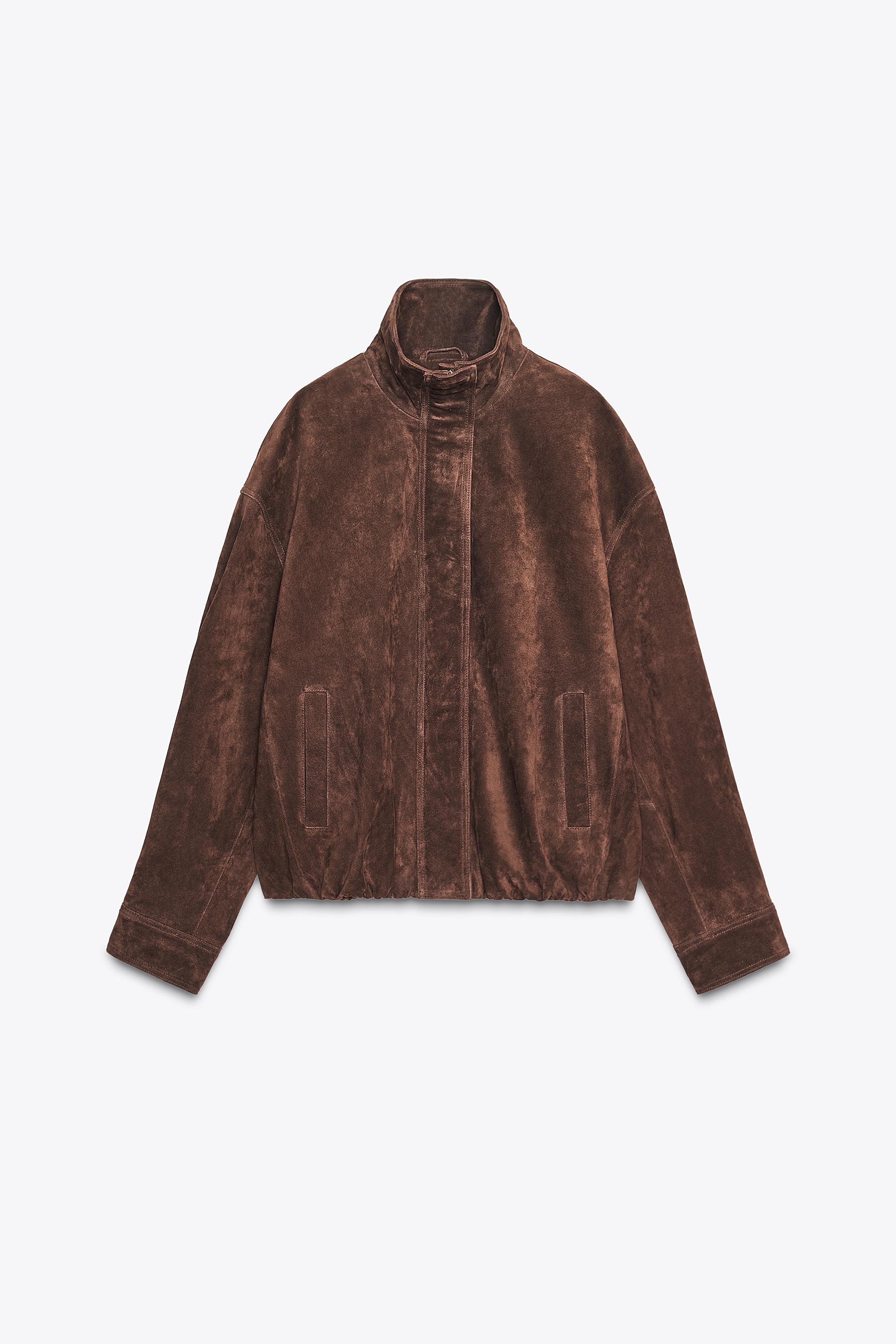 SUEDE LEATHER JACKET | Zara UK
