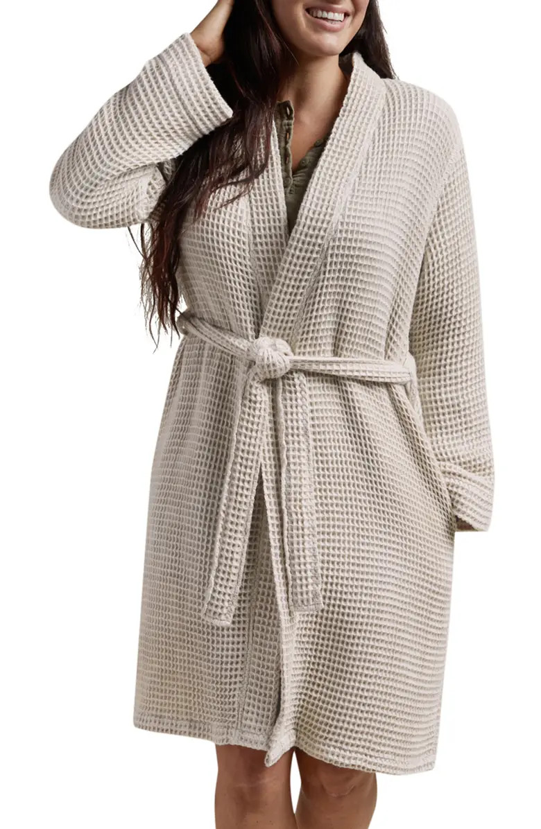 Gender Inclusive Waffle Knit Cotton Robe | Nordstrom