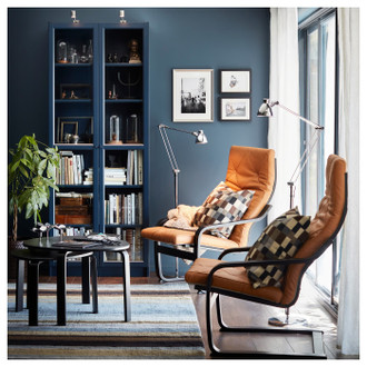 IKEA BILLY Bookcase, Dark Blue