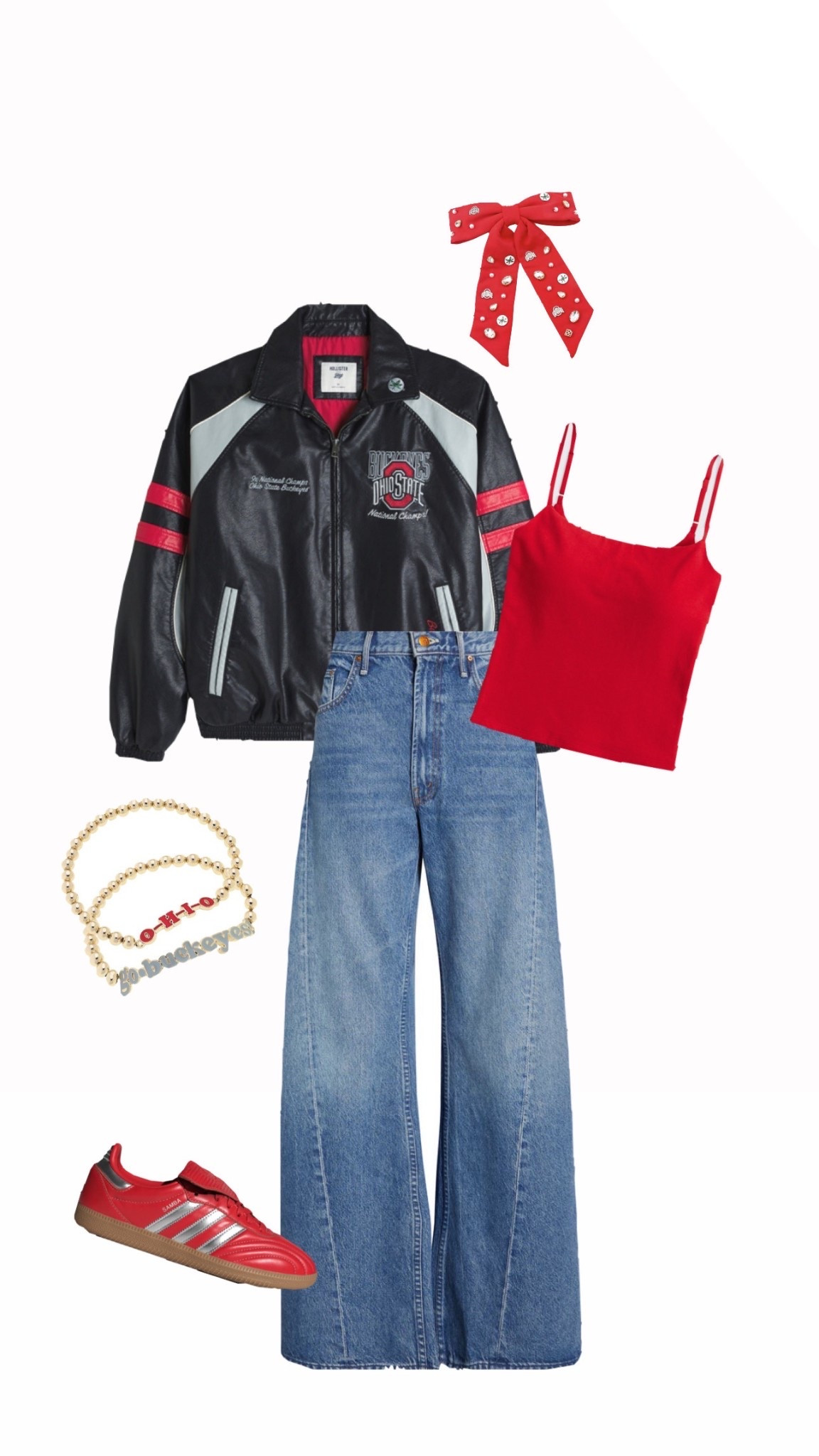 Ohio Ohio State, buckeyes women’s sporty jeans look for game day tailgate

#LTKGiftGuide #LTKActive #LTKootd