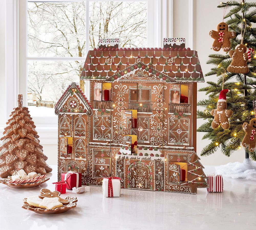 Gingerbread Advent Calendar | Pottery Barn (US)