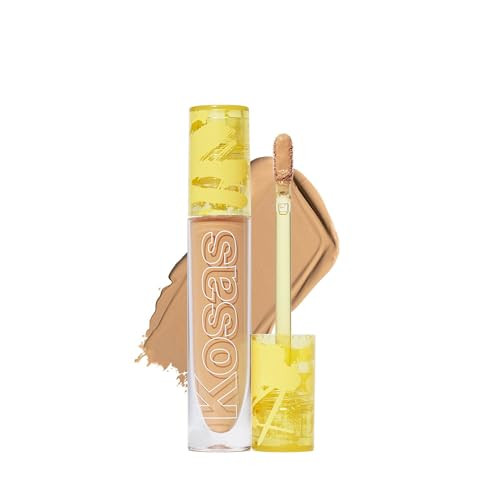Kosas Revealer Concealer - Medium Coverage Makeup with Hyaluronic Acid, Conceals Dark Circles Under Eyes, Dark Spots and Blemishes + Brightens, Hydrates, Long-Lasting & Vegan, (Tone 6.5 O) | Amazon (US)