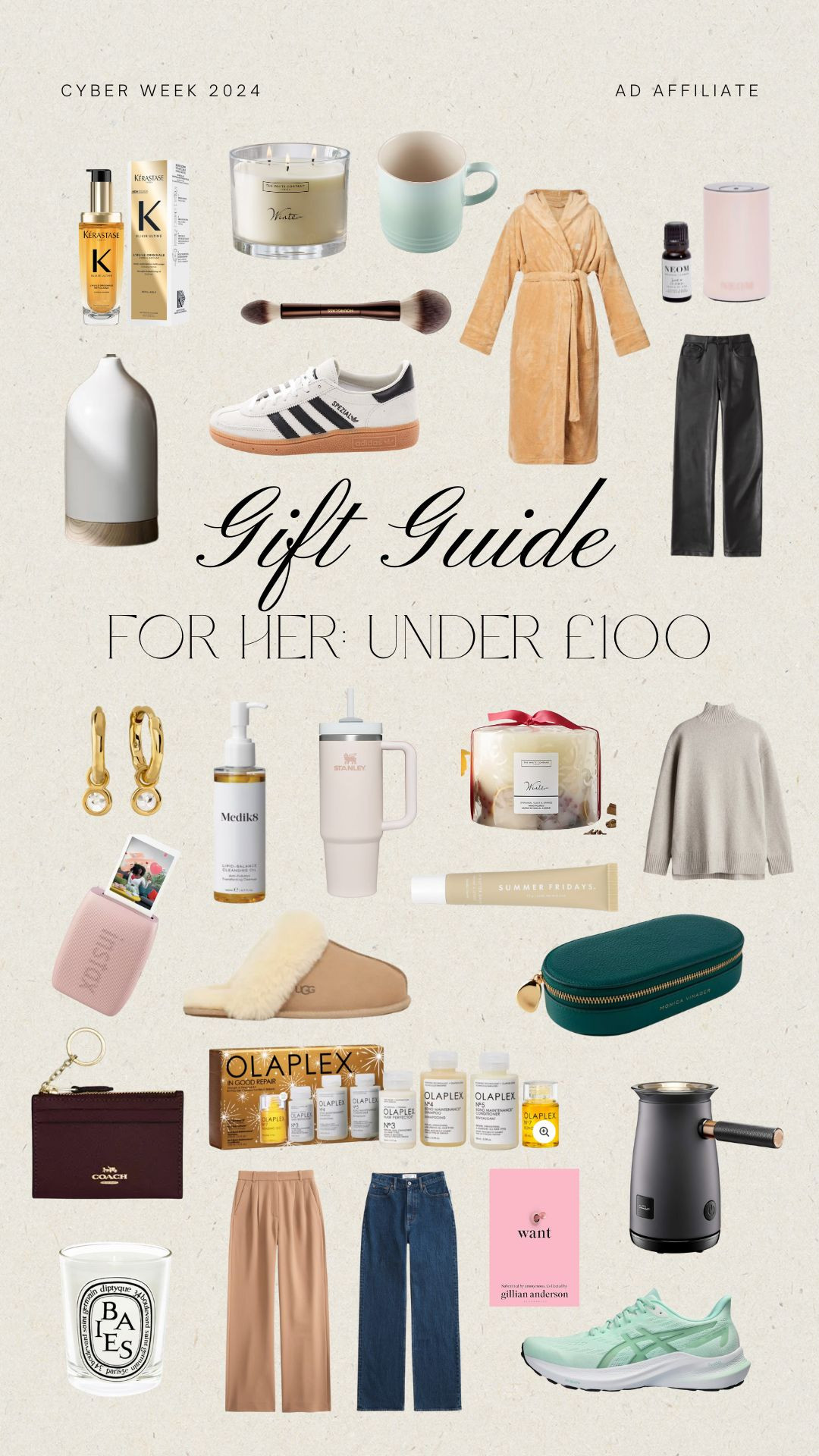 Gift Guide For Her Under £100 some of which have already hit Black Friday / Cyber Week discounts 

 

#LTKgiftguide #LTKbeauty