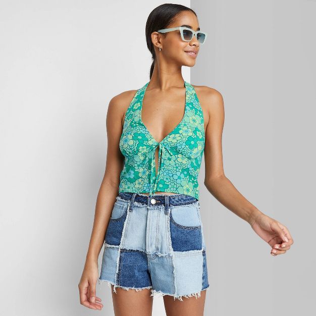 Women's Sleeveless Halter Fly Away Top - Wild Fable™ | Target