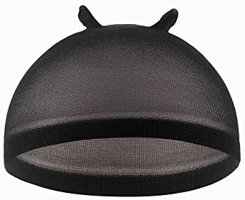 Appearanz Wig Caps for Women, Wig Cap for Lace Front Wig, Pack of 6 (Black) | Amazon (US)