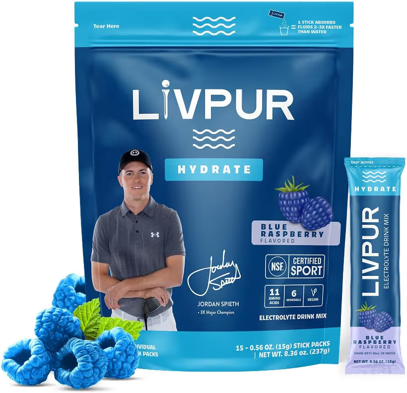 LivPur Electrolyte Drink Mix, Instant Hydration Powder with Vitamin C, B6, B12 & Essential Amino ... | Amazon (US)