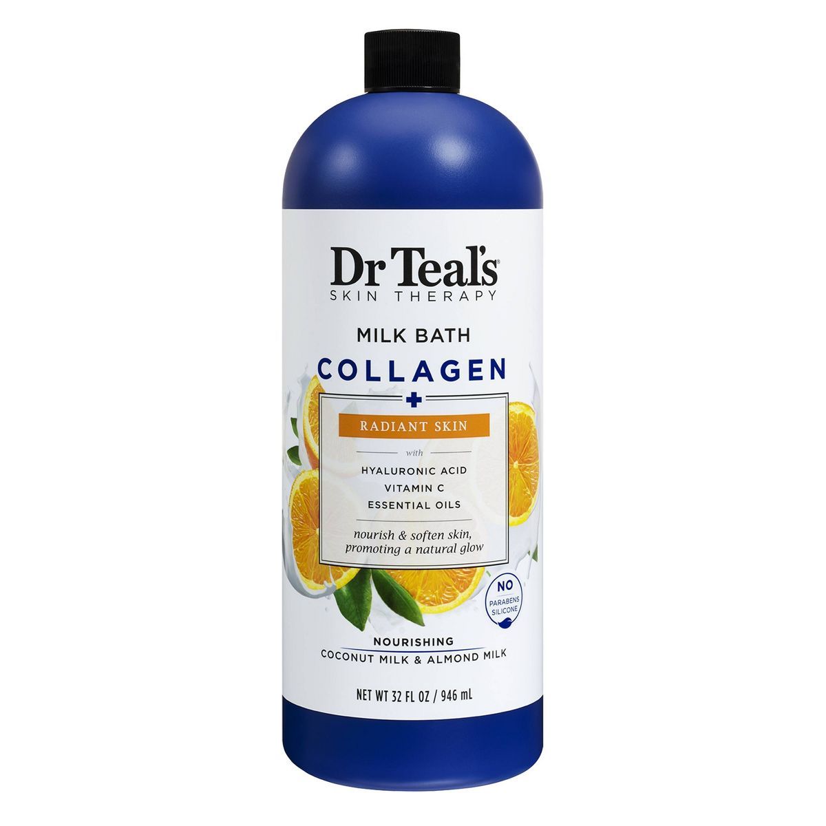 Dr Teal's Collagen Radiant Skin Orange & Cedar Milk Bath - 32 fl oz | Target