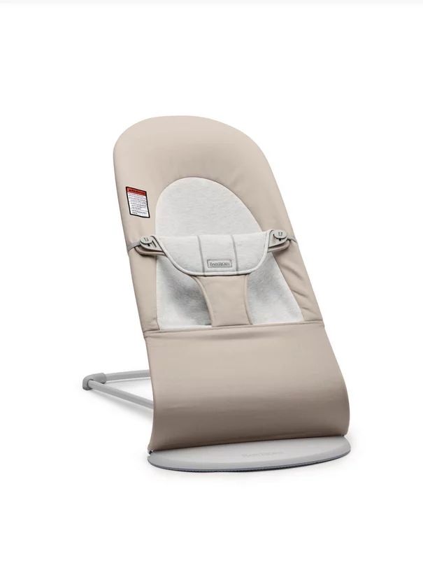 BabyBjorn Bouncer Balance Soft, Light Grey Frame, Cotton /Jersey Beige Gray | Walmart (US)