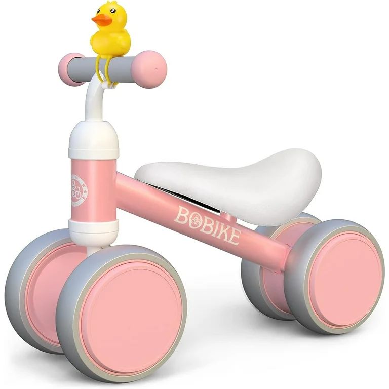 Bobike Baby Balance Bike Toys for 1 Year Old 10-24 Months Toddler Walker Bicycle Pink | Walmart (US)
