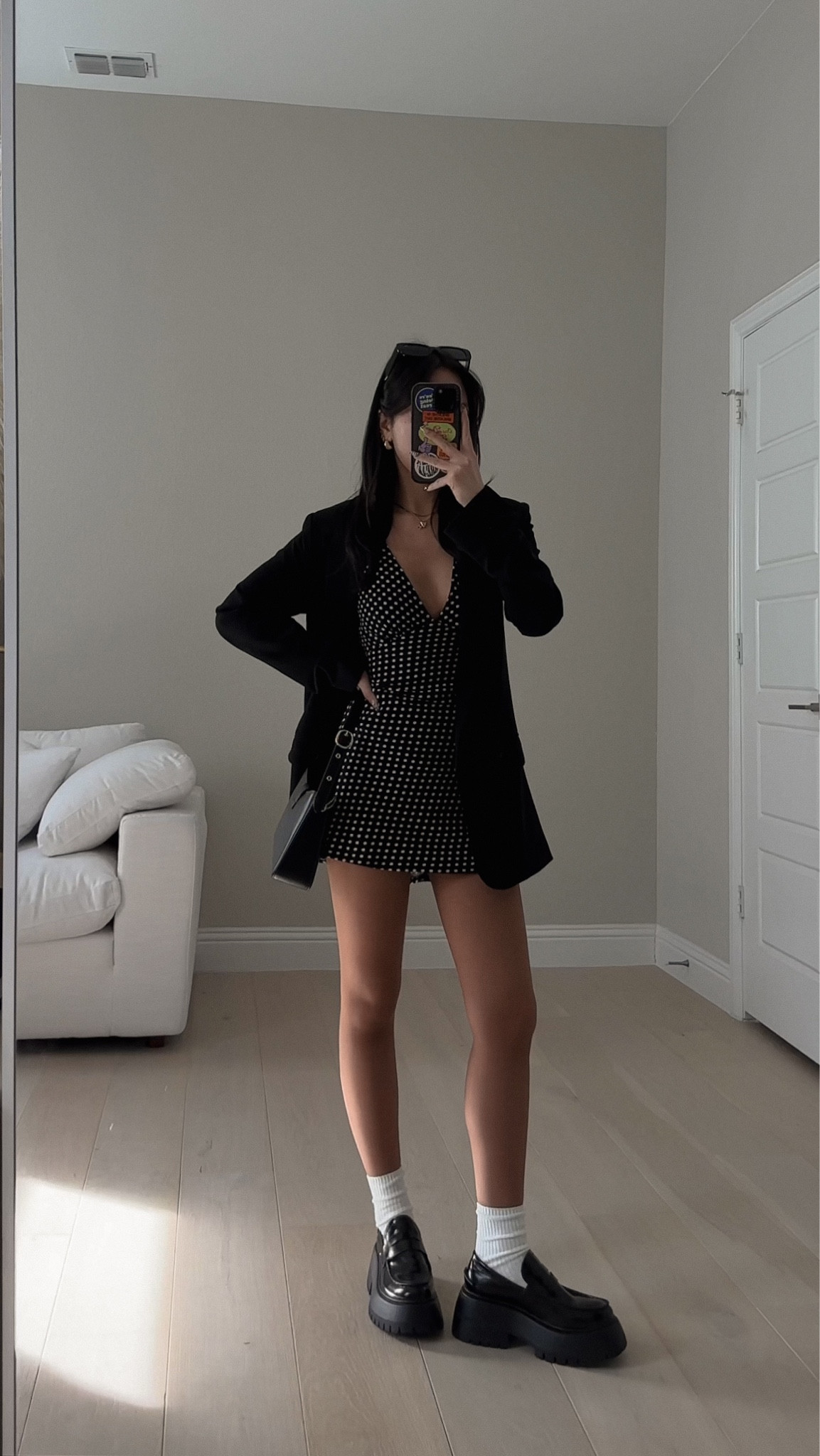 dress - size US 0 (petite version)
blazer - old NAKD
