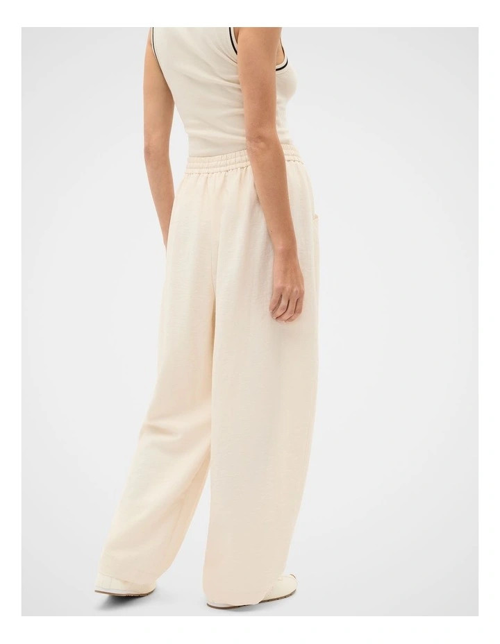 Seed HeritageTextured Barrel Pant in Coconut Cream | Myer
