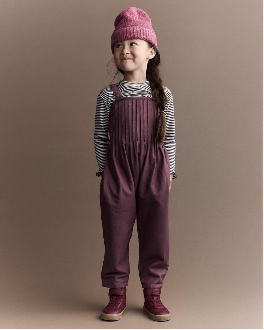 Toddler Girl Pleated Overalls - Purple | Carter's Inc