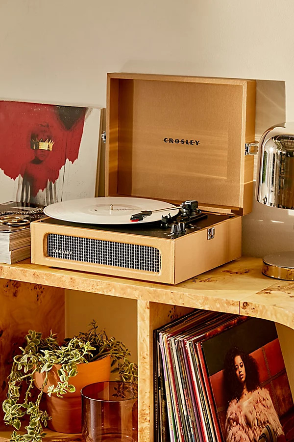 Crosley Voyager Tan Record Player | Urban Outfitters (US and RoW)