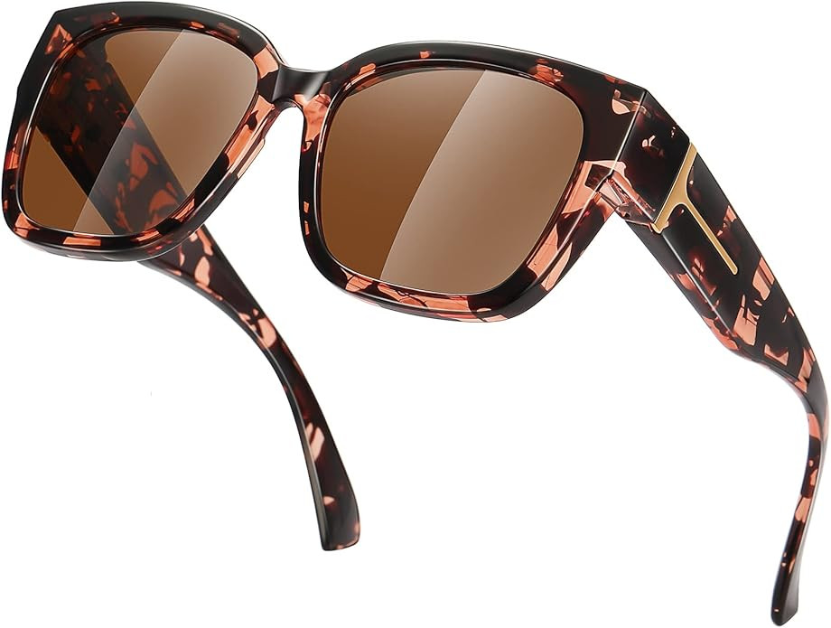 MEETSUN Oversized Fit Over Glasses Sunglasses for Women Men Large Wrap Around Polarized Sunglasse... | Amazon (US)