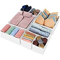 Drawer Organizer Clothes, 8 Pack Underwear Drawer Organizer, Foldable Closet Organizers and Storage  | Amazon (US)