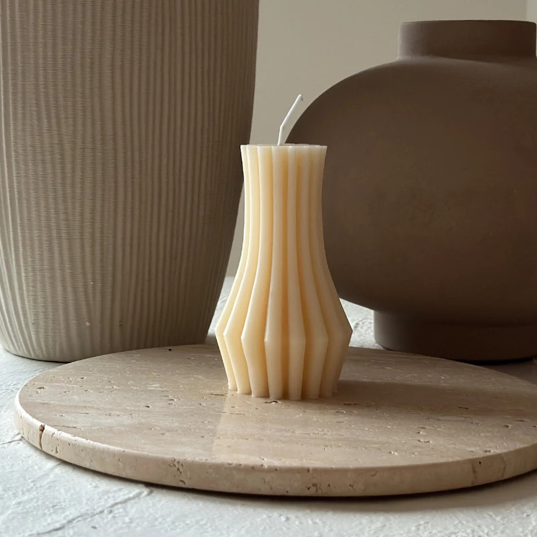 Sanh Sculptural Candle Handcrafted Artisan Wax Candle for - Etsy | Etsy (US)