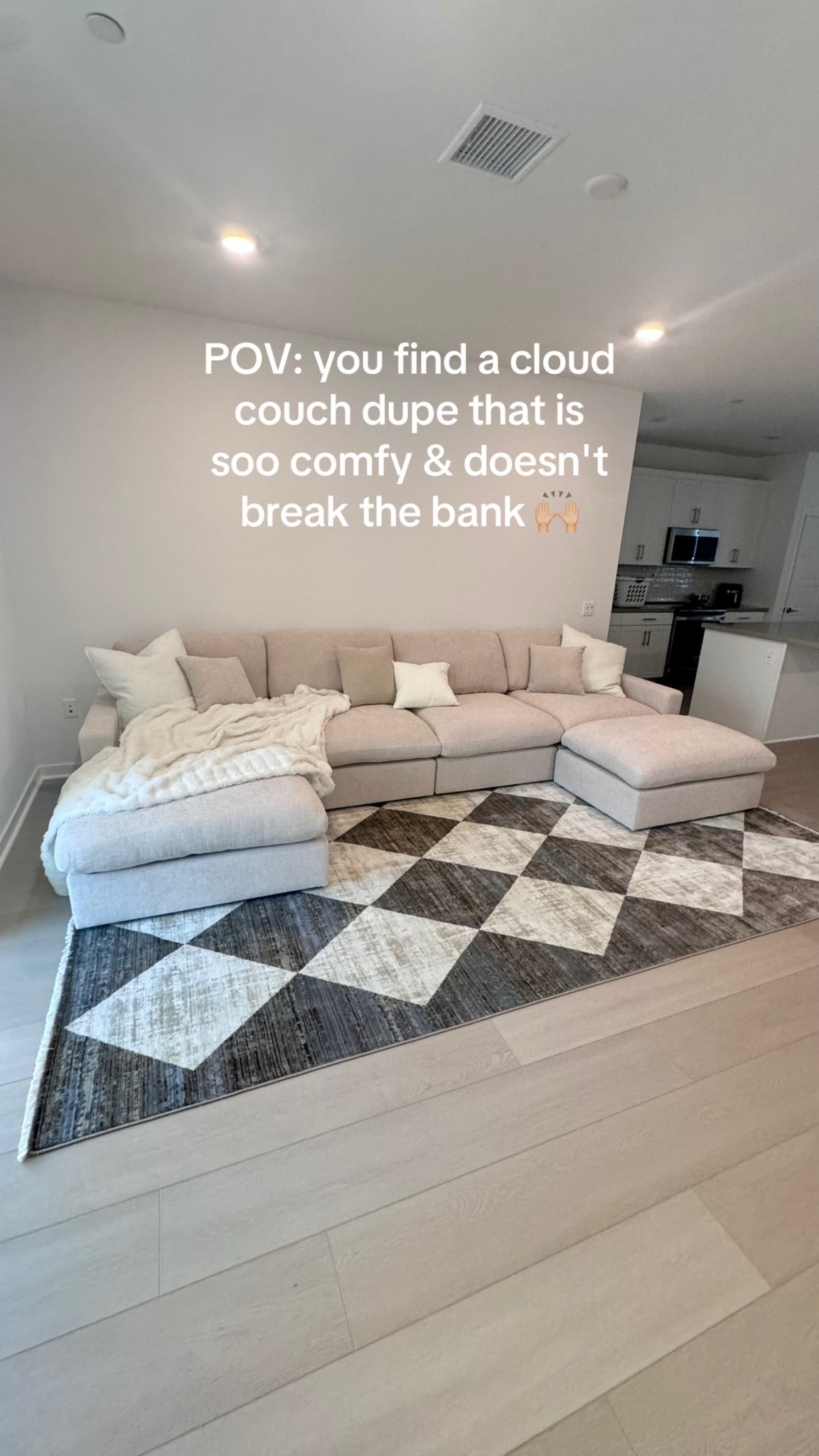 wanting my living room to be warm, cozy and inviting, and I feel like I achieved that with this cloud couch dupe 

it's already affordable & on crazy sale today 🤍

#livingroomdecor  #neutralhome  #cloudcouchdupe  #cloudcouch  #homedecor #couch #home #comfycouch

#LTKU #LTKHome #LTKSaleAlert
