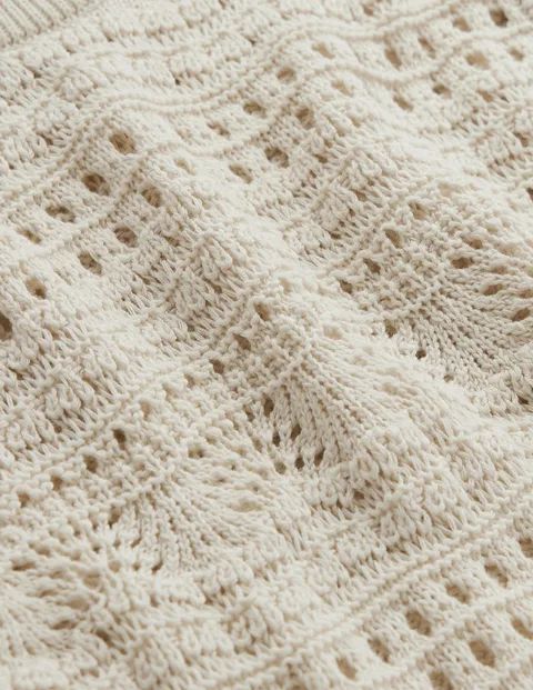 Cropped Fringe Crochet Tank | Boden (UK & IE)