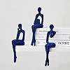 XINXUAN Gold Statue Home Decor - Modern Bookshelf & Desk Decor - 3 Piece Set | Amazon (US)