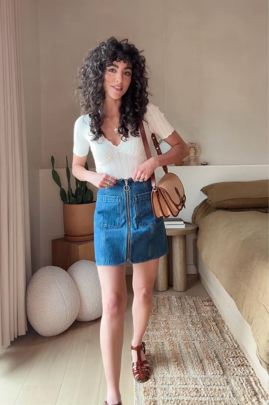 Loveeee this zip front denim mini skirt. So easy to wear with a tee or a blouse  

#LTKFestival #LTKstyletip #LTKSeasonal