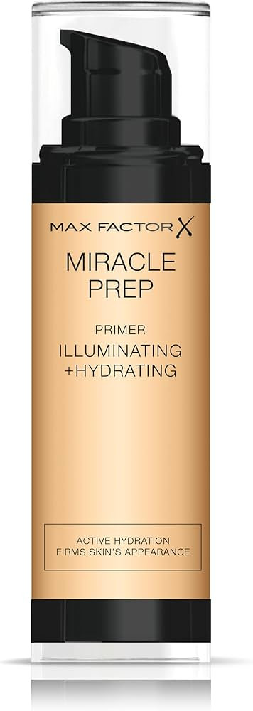 Max Factor Primer, Miracle Prep Illuminating & Hydrating, 30 ml | Amazon (US)