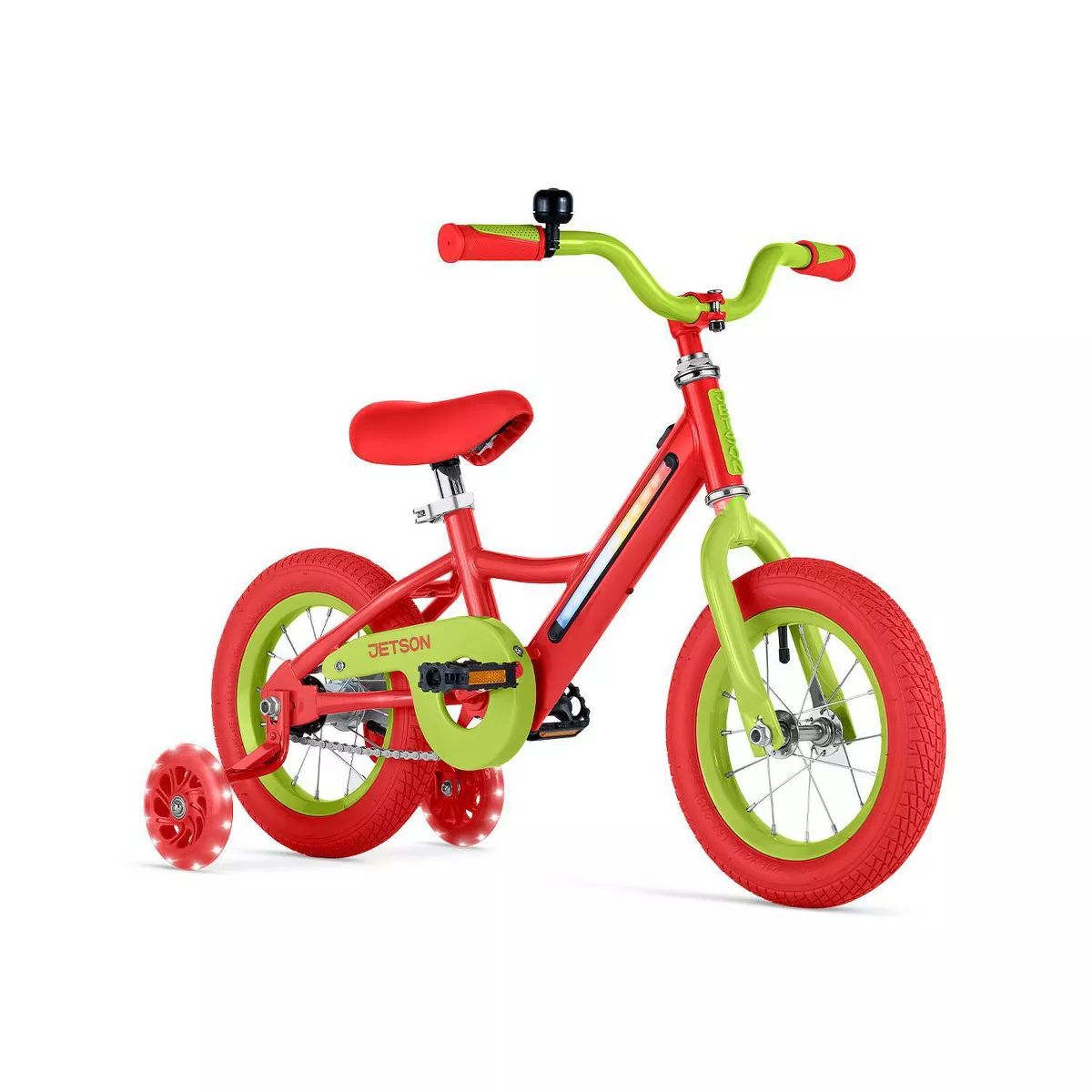 Jetson Light Rider 12" Kids' Light Up Bike - Red/Lime | Target
