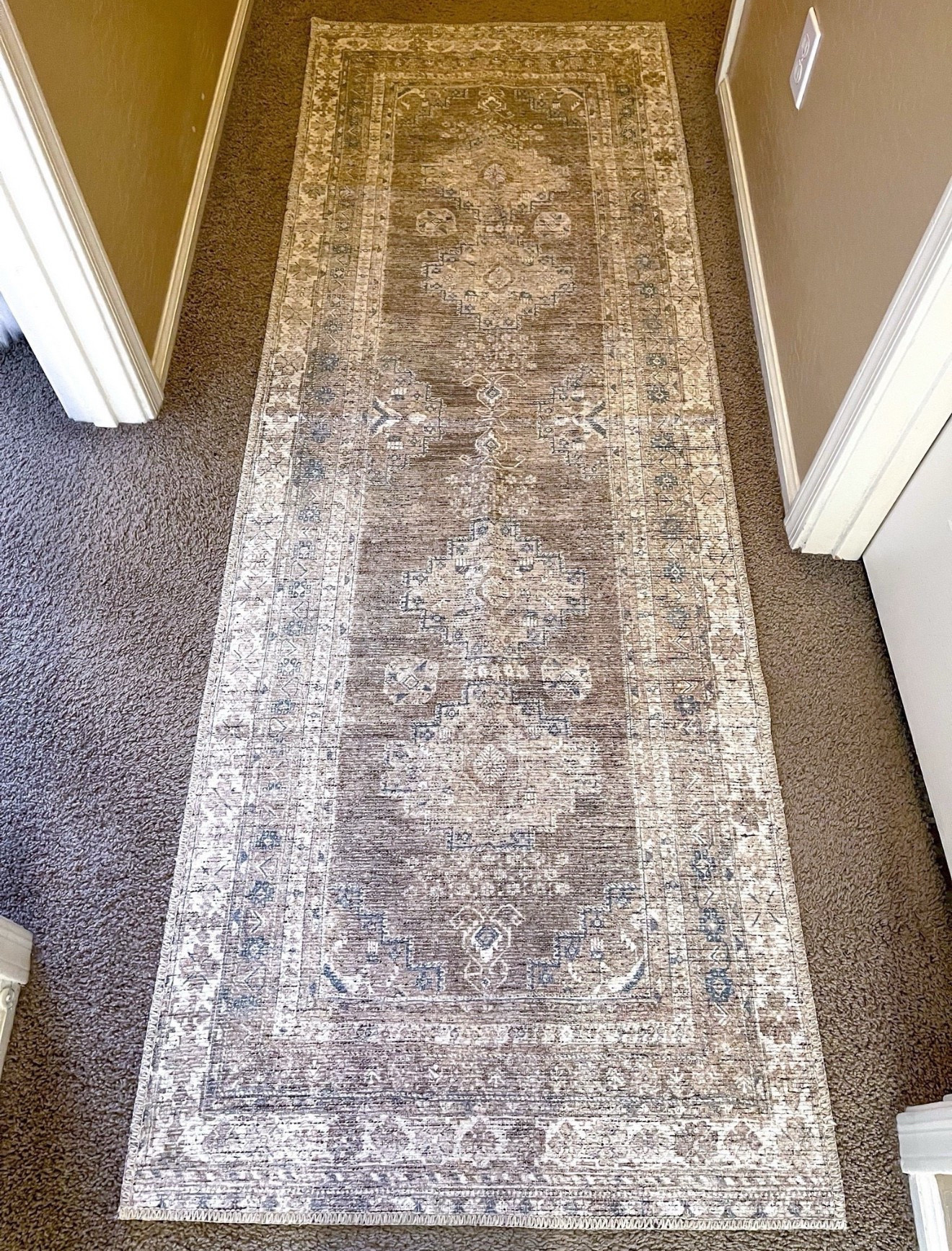 Back in stock! 
Such a cute runner from Walmart. Great quality and washable. 2’5” X 7’, just under $40. 



Walmart home finds, washable rug, washable runner, Walmart runner, home refresh, entryway rug, entryway runner#LTKHoliday #LTKCyberWeek #LTKFindsUnder50 #LTKFamily

#LTKHome #LTKSeasonal #LTKmomlife