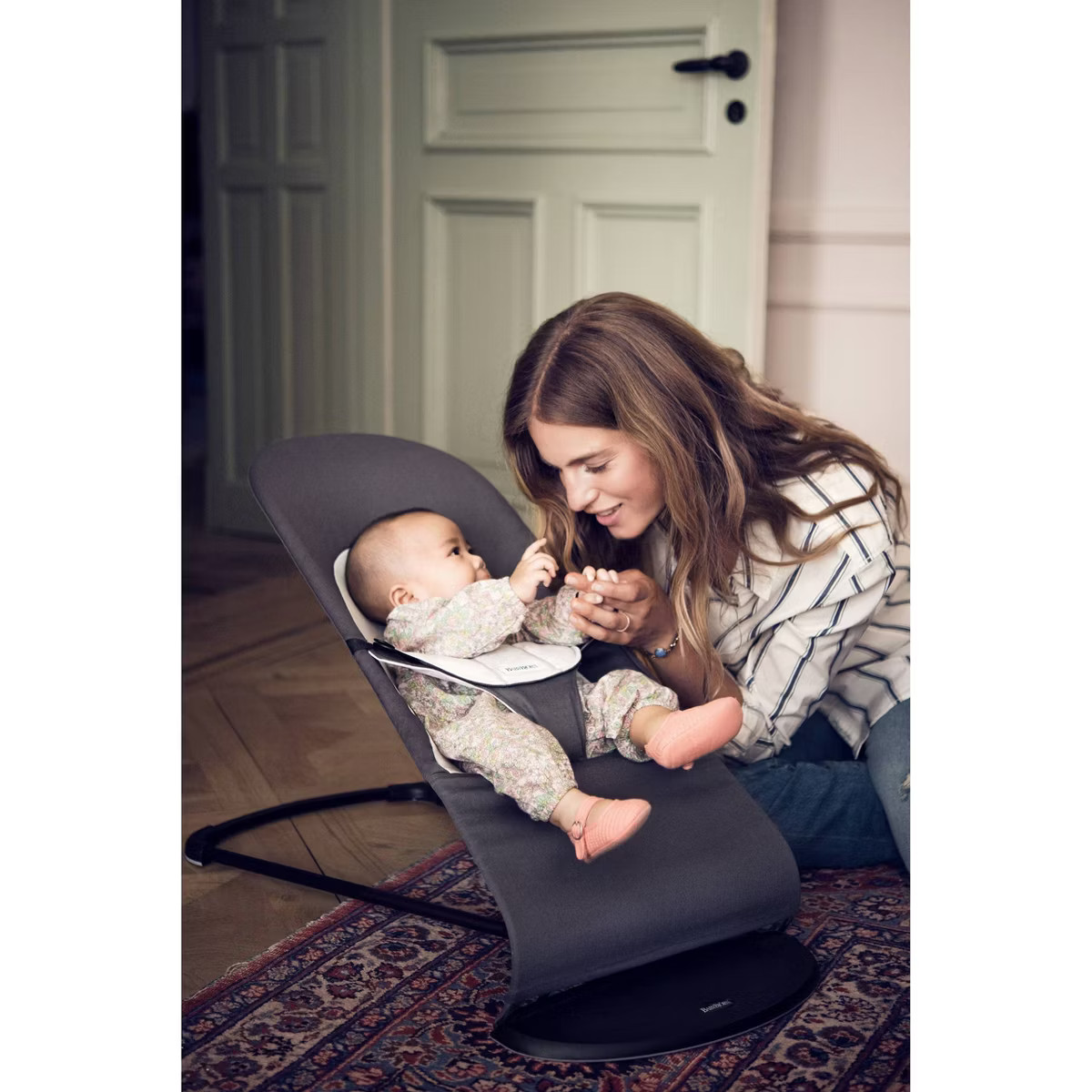 BabyBjorn Balance Soft Cotton Bouncer - Gray | Target