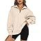 EFAN Womens Oversized Half Zip Pullover Long Sleeve Sweatshirt Quarter Zip Trendy Hoodie Ouffits ... | Amazon (US)
