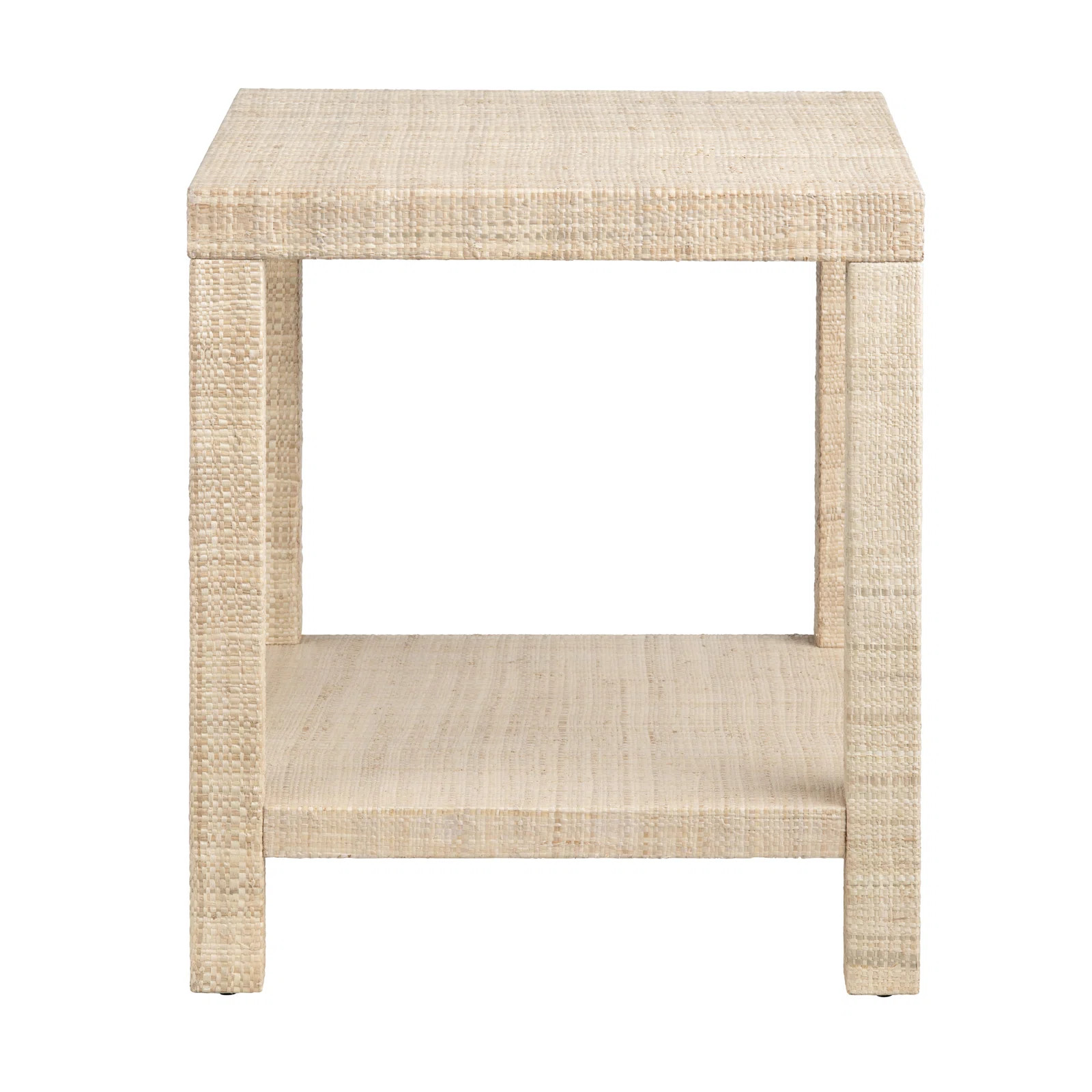 Red Barrel Studio Montrail Raffia Square End Table | Wayfair | Wayfair North America