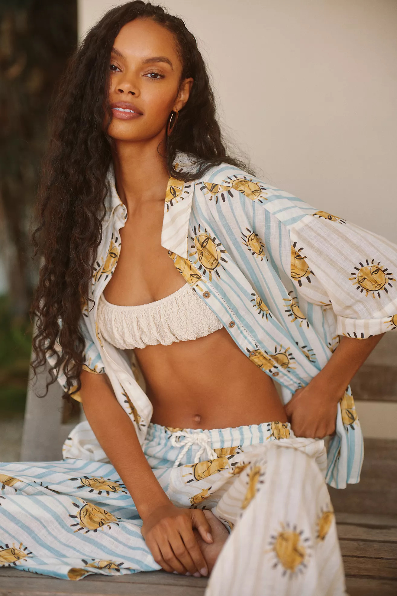 LouLou Avenue x Anthropologie Buttondown Top | Anthropologie (US)