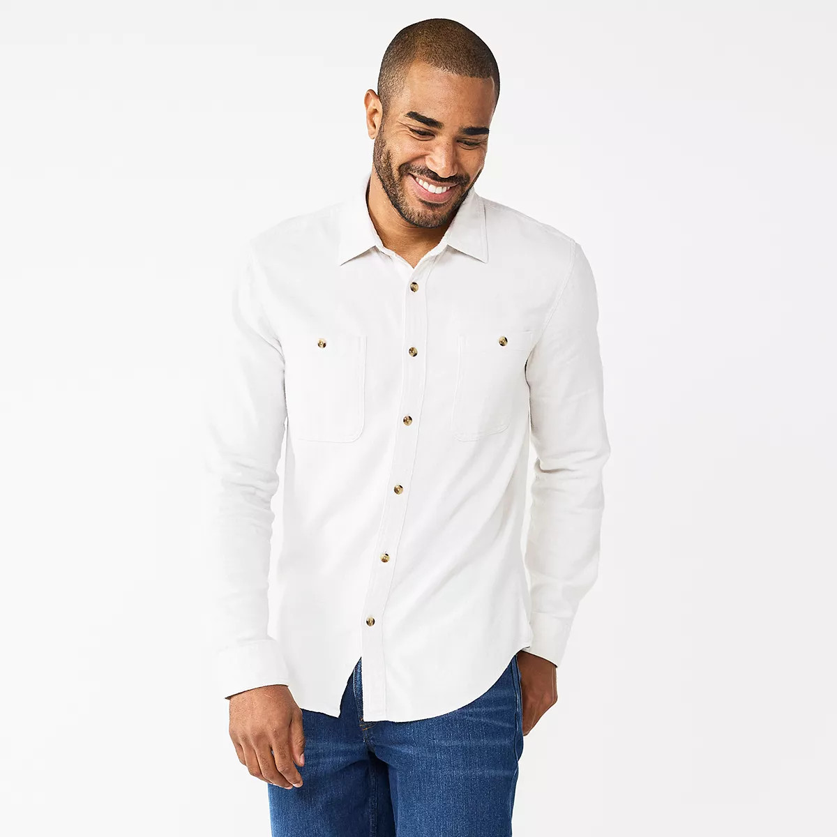Men's Sonoma Goods For Life® Flannel Button-Down Shirt | Kohl's