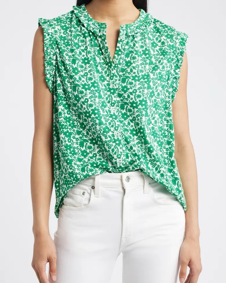 The 3 most modern and flattering sleeve lengths for women over 50: Sleeveless, elbow length or full length. Shops of my favorite breezy summer tops here. #personalstylist #styleover50 

#LTKStyleTip #LTKOver40 #LTKFindsUnder100