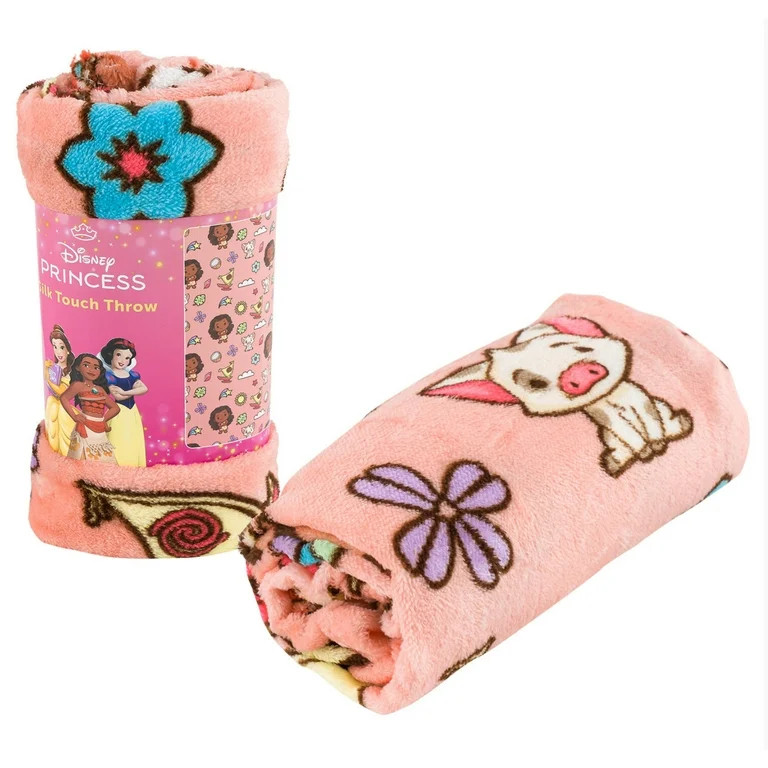 Princess Moana Soft Silky Fleece Throw 40"x50" Kids Blanket "Cute Moana" | Walmart (US)