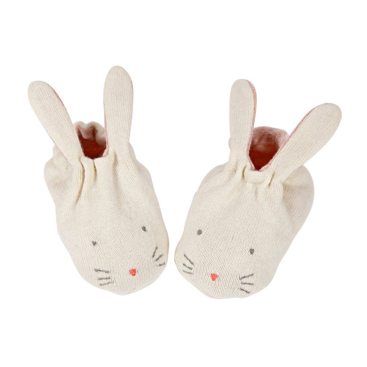 Meri Meri Peach Bunny Baby Booties (Pack of 1) | Target