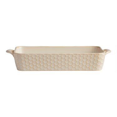 Medium Natural Textured Ceramic Baker | World Market