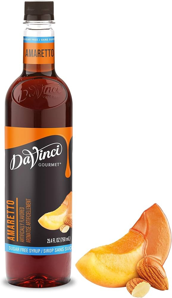 DaVinci Gourmet Sugar-Free Amaretto Syrup, 25.4 Fluid Ounces (Pack of 1) | Amazon (US)